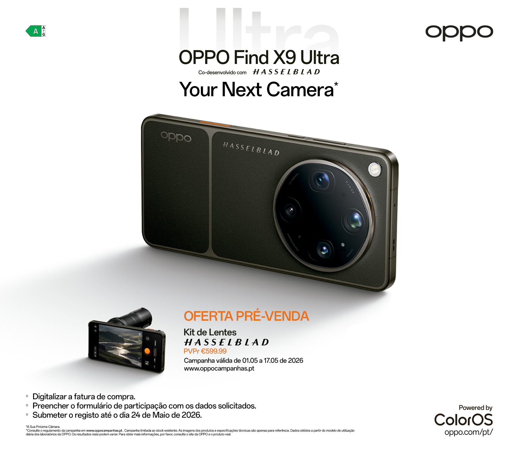 Imagem promocional da campanha OPPO
